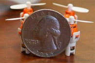 无人机现在已经做到了硬币的尺寸
